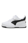 Puma Rebound V6 Lo AC+ PS Schwarz-Weiß-Kinder-Sneaker