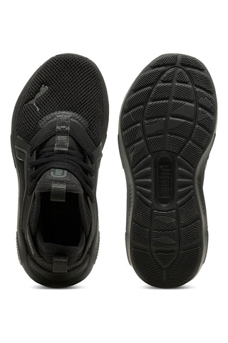 Puma – Soft Enzo 5 AC PS – Schwarze TPU-Cage-Sneaker