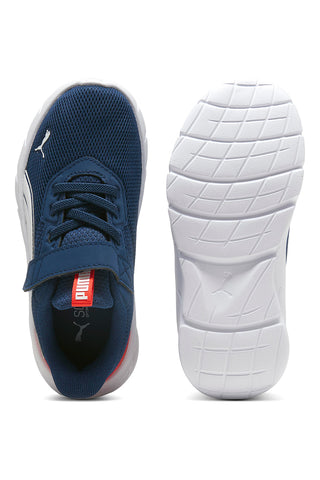 Puma FlexFocus Modern AC+ PS Blaue Sneakers mit Klettverschluss und flexibler Sohle
