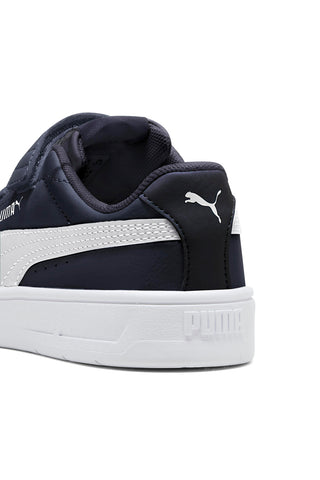 Sneakers blu con dettagli bianchi Puma Court Classic Clean AC+ PS