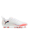 Scarpe da calcio bianche con tacchetti FG/AG Puma FUTURE 8 PLAY Jr