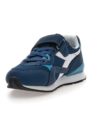 Diadora N.92 PS blaue Schuhe mit Synthetikriemen