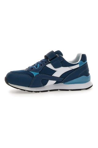 Diadora N.92 PS blaue Schuhe mit Synthetikriemen