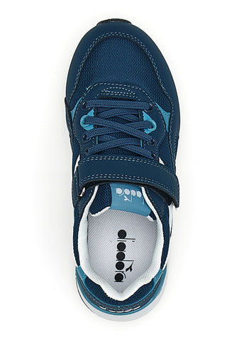 Diadora N.92 PS blaue Schuhe mit Synthetikriemen