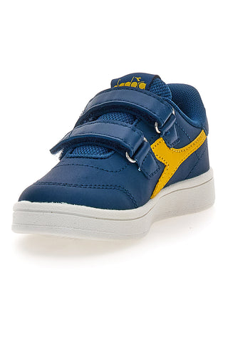 Diadora Bonny S TD blaue Sneakers mit Doppelriemen