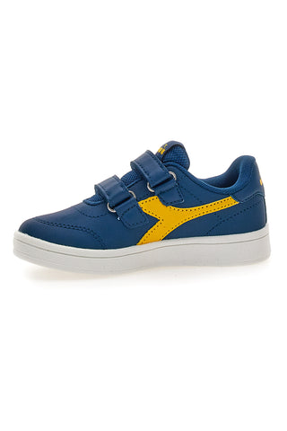 Diadora Bonny S TD blaue Sneakers mit Doppelriemen