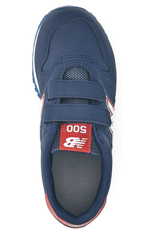 Sneakers blu con velcro New Balance PV500BD1