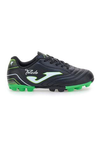 Scarpe da calcio nere e verdi Joma Toledo JR 2501