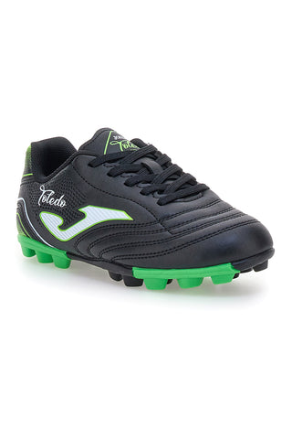 Scarpe da calcio nere e verdi Joma Toledo JR 2501
