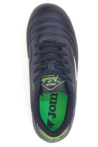 Scarpe da calcio nere e verdi Joma Toledo JR 2501
