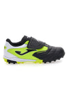 Scarpe da calcetto nere e giallo fluo con chiusura a strappo Joma CANCHA JR 2501