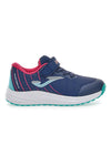 Joma Victory JR 2503 Blaue Laufschuhe mit Klettverschluss