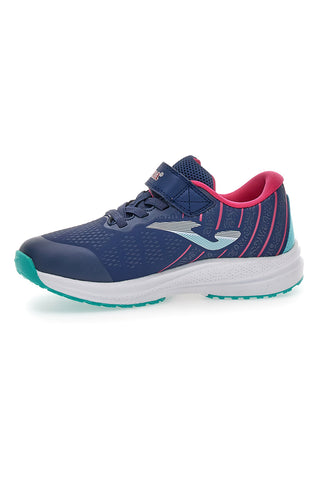 Joma Victory JR 2503 Blaue Laufschuhe mit Klettverschluss