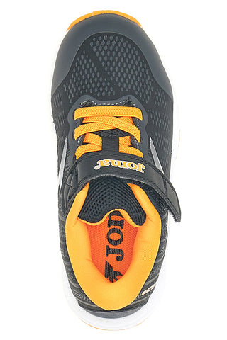 Scarpe running nere e arancioni Joma Victory Jr 2501