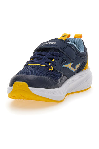 Joma Ferro Jr 2503 blaue Sneakers mit gelben Details