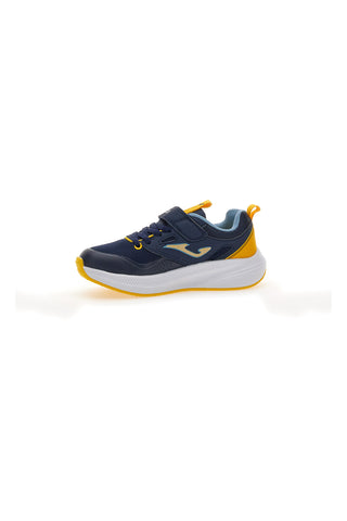Joma Ferro Jr 2503 blaue Sneakers mit gelben Details