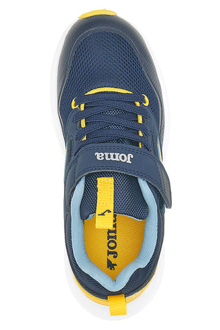 Joma Ferro Jr 2503 blaue Sneakers mit gelben Details