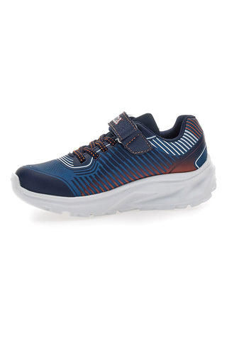 Joma Aquiles JR 2503 Blaue Sneakers mit Lichtern und Klettverschluss