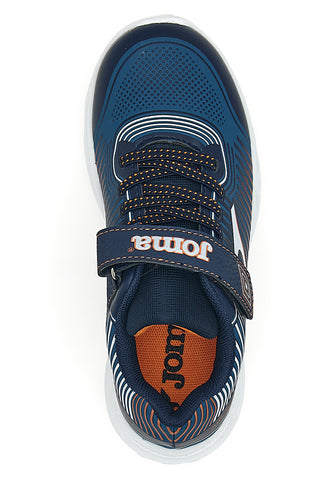 Joma Aquiles JR 2503 Blaue Sneakers mit Lichtern und Klettverschluss