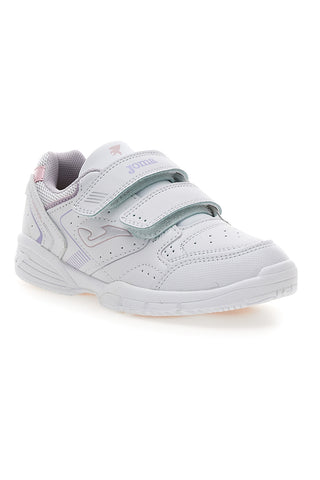 Sneakers bianche con doppio strappo Joma W School JR 2519