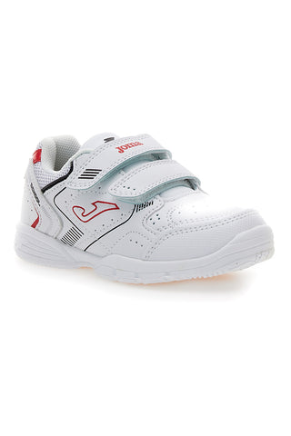 Joma Wschool Jr 2506 Weiße Sneakers mit Klettverschluss
