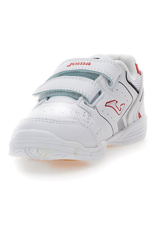 Joma Wschool Jr 2506 Weiße Sneakers mit Klettverschluss