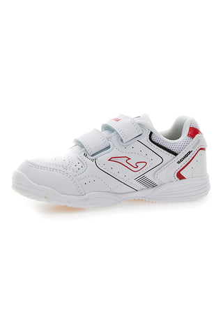 Joma Wschool Jr 2506 Weiße Sneakers mit Klettverschluss