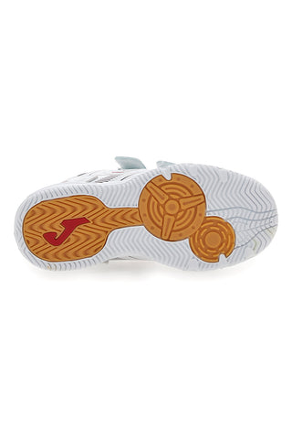 Joma Wschool Jr 2506 Weiße Sneakers mit Klettverschluss