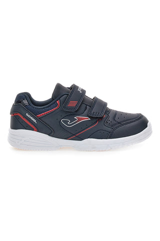 Sneakers blu con doppio strappo Joma W.School JR 2533