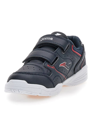 Sneakers blu con doppio strappo Joma W.School JR 2533