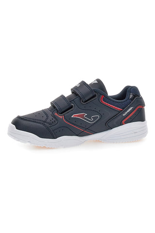 Sneakers blu con doppio strappo Joma W.School JR 2533