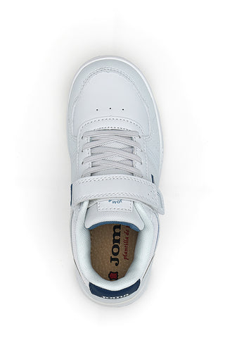 Joma W.Harvard JR 2543 Weiße Sneakers mit Klettverschluss