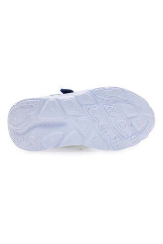 Champion HRO JB PS Low Cut – blaue Mesh-Sneaker mit dicker Sohle und grünen Details