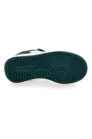 Sneakers bianche e verdi con strappo Champion RD18 2.0 Low B PS