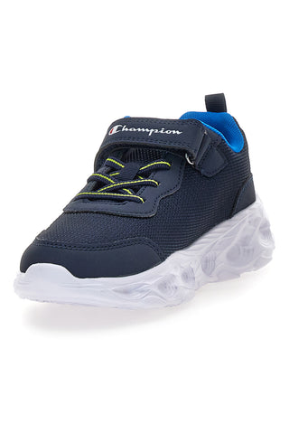 Sneakers blu con stampa e luci Champion Funfair Print B PS Low Cut Shoe