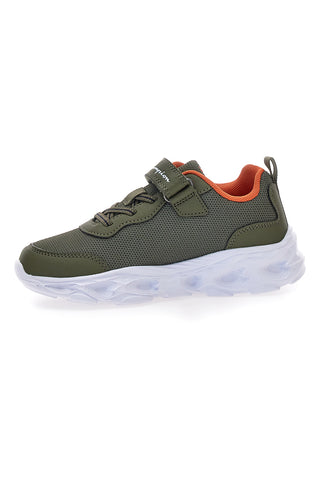 Sneakers verdi con stampa fantasia e luci Champion FUNFAIR PRINT B PS Low Cut
