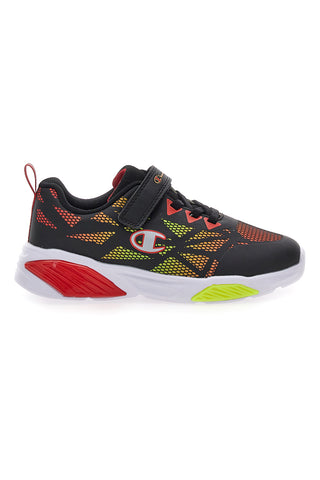 Sneakers nere con luci colorate e chiusura a strappo Champion Wave Tri B PS