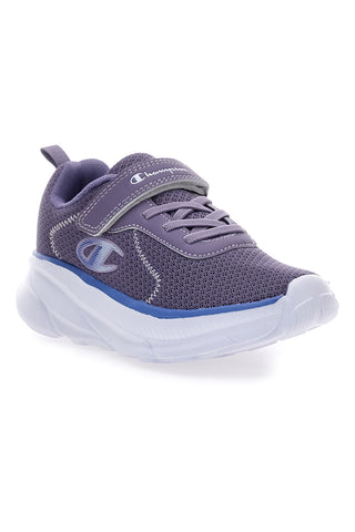 Scarpe da ginnastica viola in mesh con chiusura a strappo Champion HRO J G PS Low Cut