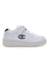 Sneakers bianche con glitter e suola platform Champion RD18 Platform Glitter G PS