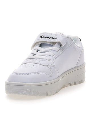 Sneakers bianche con glitter e suola platform Champion RD18 Platform Glitter G PS