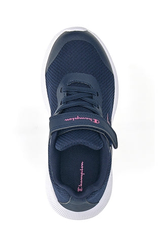 Scarpe da ginnastica blu mesh con strappo Champion Syphon Engage Mesh G PS