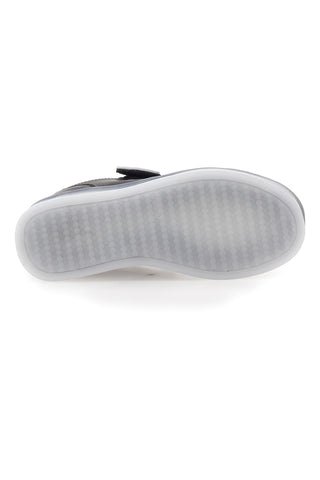 Champion GLW G PS Schwarze Sneakers mit Lichtern und rosa Details