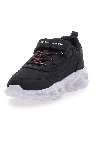 Schwarze Sneaker mit Lichtern, Champion Funfair Print G PS Low Cut Schuh