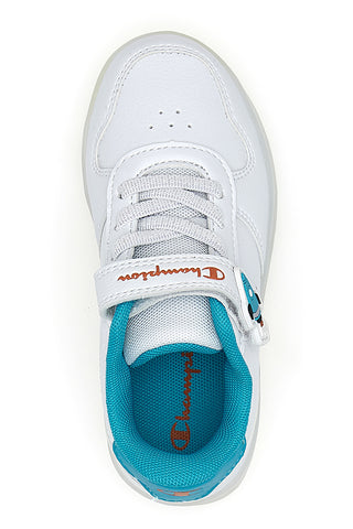 Weiße Sneakers Champion GLW B TD mit blauen Details