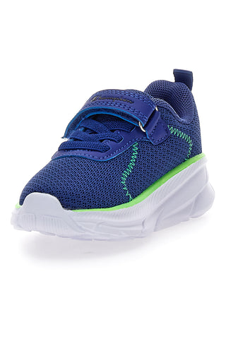 Champion HRO JB TD Low Cut Blaue Mesh- und Klett-Sneaker
