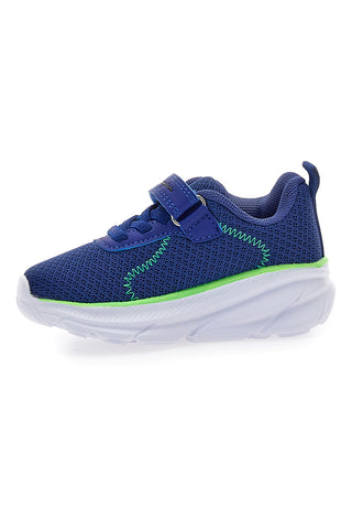 Champion HRO JB TD Low Cut Blaue Mesh- und Klett-Sneaker