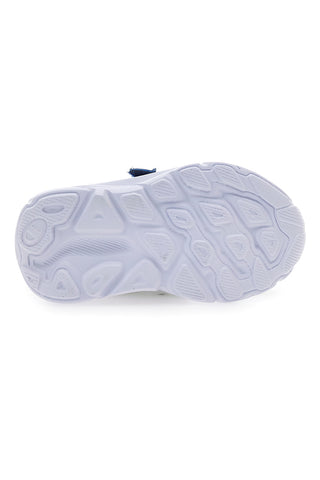 Champion HRO JB TD Low Cut Blaue Mesh- und Klett-Sneaker