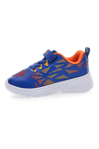 Champion Wave Tri B TD Mehrfarbige blaue Sneakers mit Klettverschluss