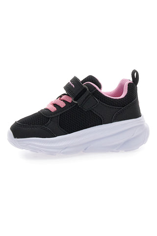 Schwarze Sneakers mit rosa Details und Riemen Champion HRO G TD Low Cut Shoe