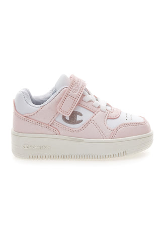 Champion RD18 Bubble G TD Pink Sneakers mit Klettverschluss und Logo